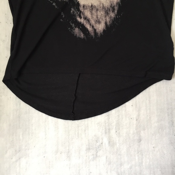 Rebel Sugar Tiger Graphic Hoodie XS Lightweight Black Hi-low Hem - Picture 5 of 11